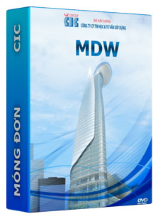 Phần mềm phân tích, thiết kế móng đơn -MDW